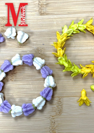 MidWeek: Clay Flower Bead Bracelet